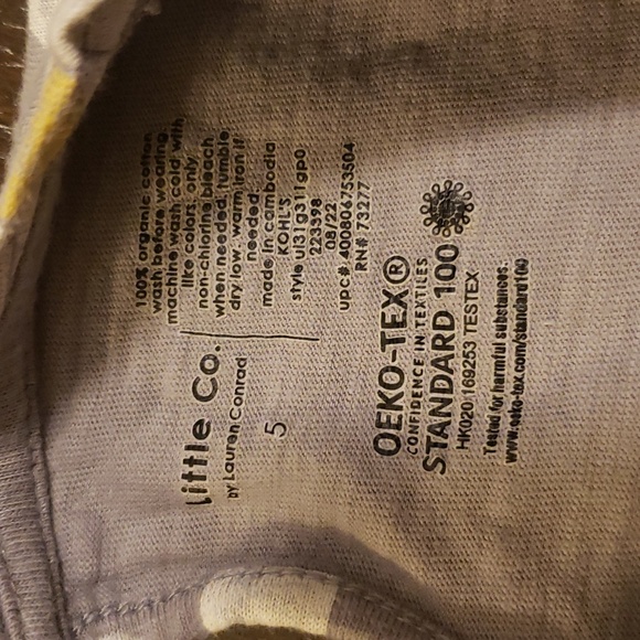 Daisy print cotton dress size 5 - Picture 2 of 2